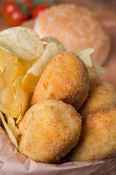 Croquetas de patatas —  Fotos de Stock