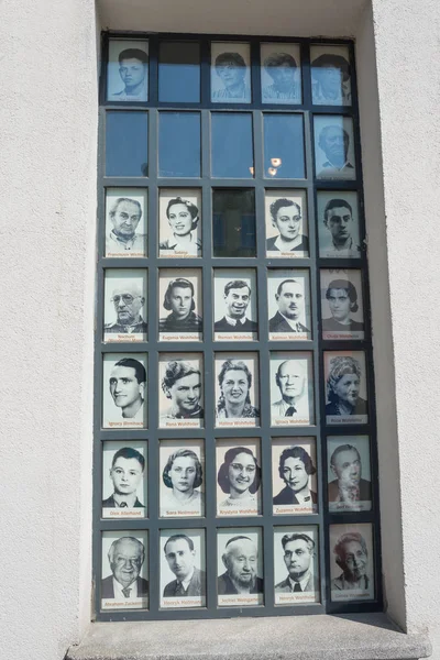 Fassade von schindlers fabrika - Krakau - Polen — Stockfoto