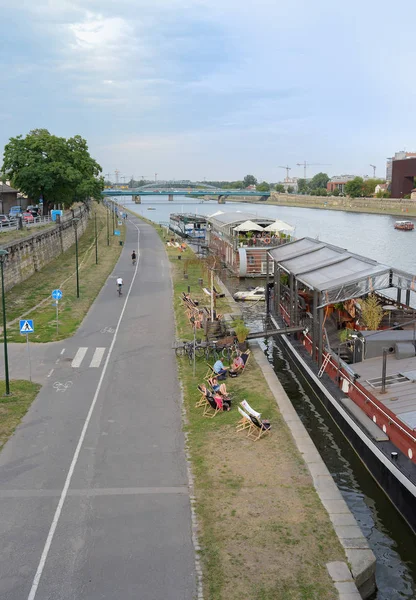 Vista del río Vistola - Cracovia - Polonia — Foto de Stock