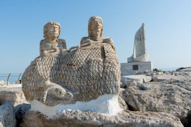 Heykel bağlantı noktası - Ascoli Piceno - İtalya
