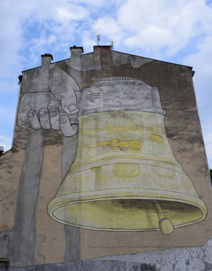 Murales Yahudi Mahallesi - Krakow - Polonya