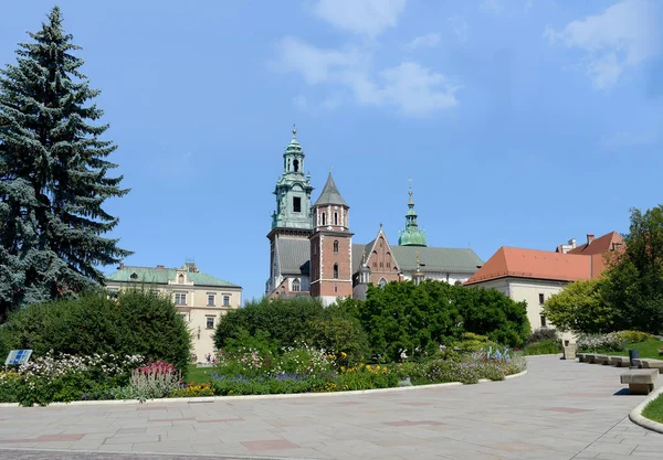 :Královský hrad Wawel - Krakov - Polsko — Stock fotografie