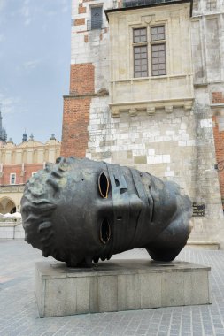 Pazar kare - Krakow - Polonya'da gözü kapalı Eros