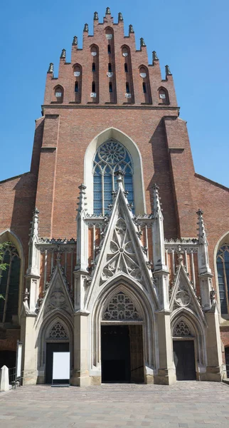 Detalj av St. Mary Basilica - Krakow - Polen — Stockfoto