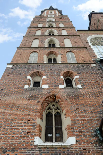 Detalj av St. Mary Basilica - Krakow - Polen — Stockfoto