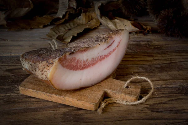 豚肉ベーコン ラード — ストック写真