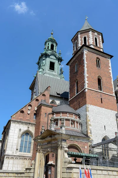 :Det kungliga slottet Wawel - Krakow - Polen — Stockfoto