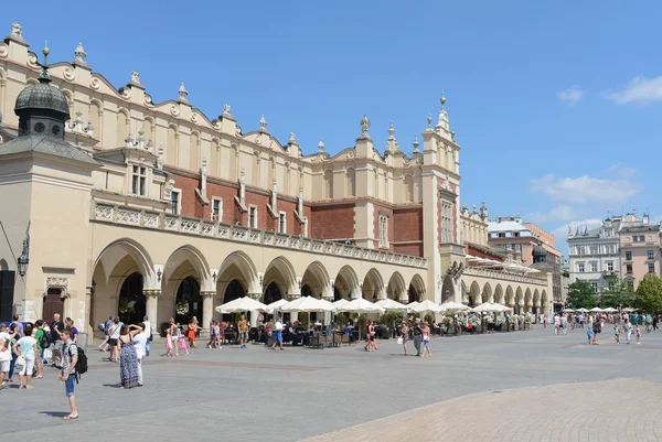 Rynek Glowny - Cracovia, Polonia, piazza principale — Foto Stock