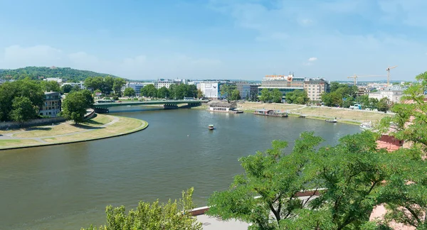 View of Vistola river - Krakow - Poland — Stock Photo, Image