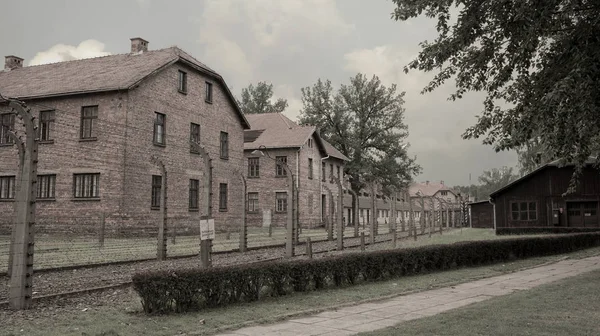 Memorial del Holocausto Auschwitz - Birkenau - Polonia — Foto de Stock