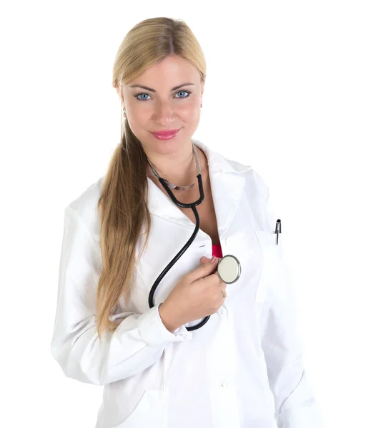 Female blonde doctor — Stock Photo, Image