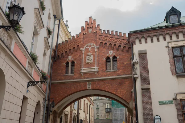 Gate arch in Krakow - Poland — Stock Photo, Image