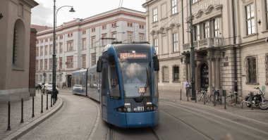 Krakow şehir - Polonya tramvay