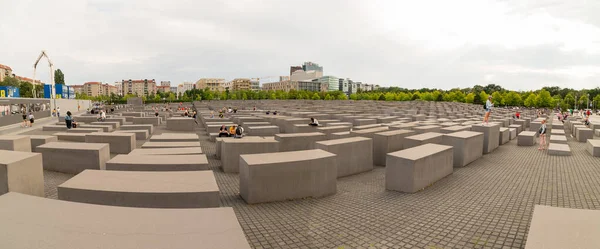 Holocaus 'un anısına yapılan anıt - Berlin - Almanya — Stok fotoğraf