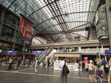 Berlin, Almanya - 6 Ağustos 2019: Berlin merkez istatistikleri