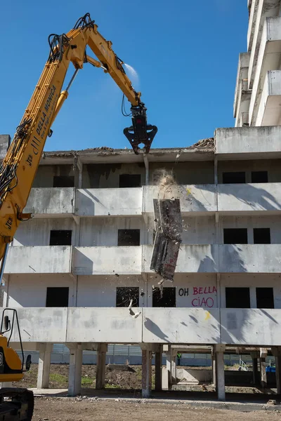 Napoli Italia Febbraio 2020 Giornata Storica Scampia Dopo Anni Green — Foto Stock