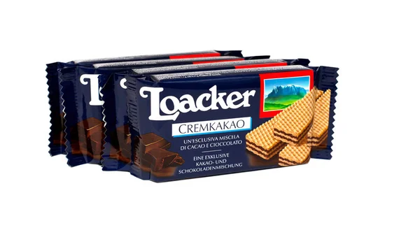 Italia Febrero 2020 Obleas Multipack Loacker Brand —  Fotos de Stock