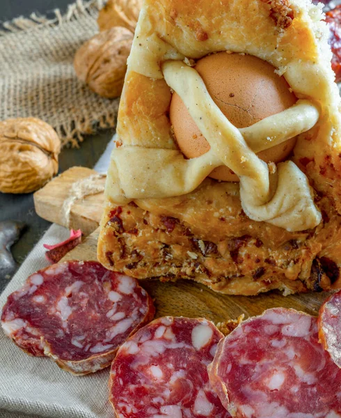 Prodotti Forno Tradizionali Napoletani Pasqua — Foto Stock