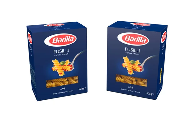 Italia Abril 2020 Paquete Orecchiette Renderizado Pasta Italiana Barilla Blanco —  Fotos de Stock