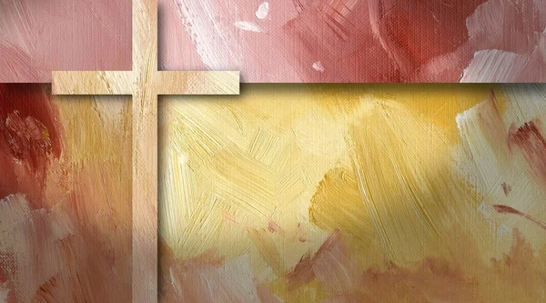 İsa'nın Hıristiyan haç geometrik grafik arka plan.
