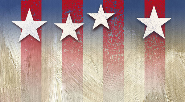 American Stars with vertical Stripes abstract background