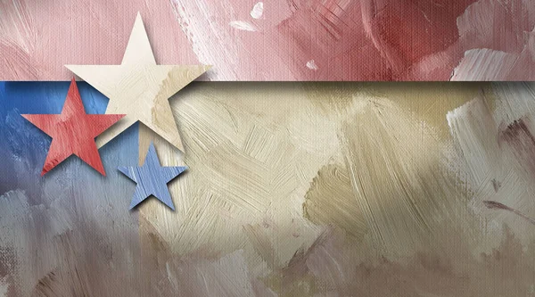 Графические элементы американского флага на бледном фоне — стоковое фото