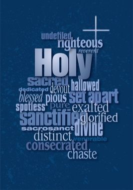 Holy word montage clipart