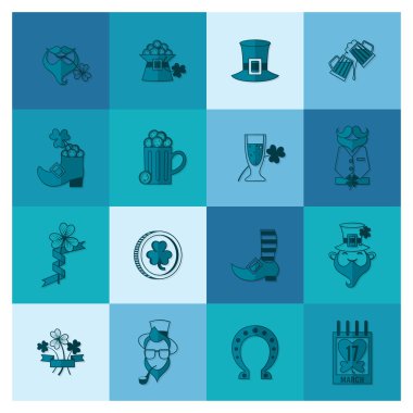 Saint Patricks Day Icon Set