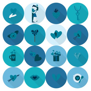 mutlu Sevgililer günü simgeler