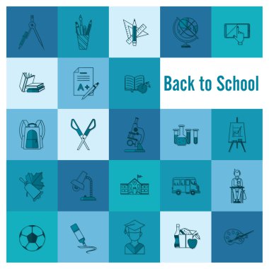 okul ve eğitim simgeleri