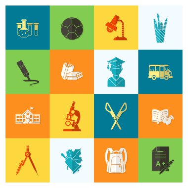 okul ve eğitim simgeleri