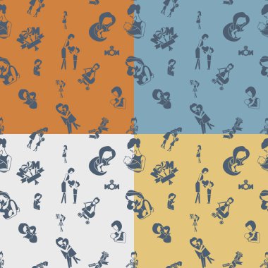 Anneler günü Seamless Modeli