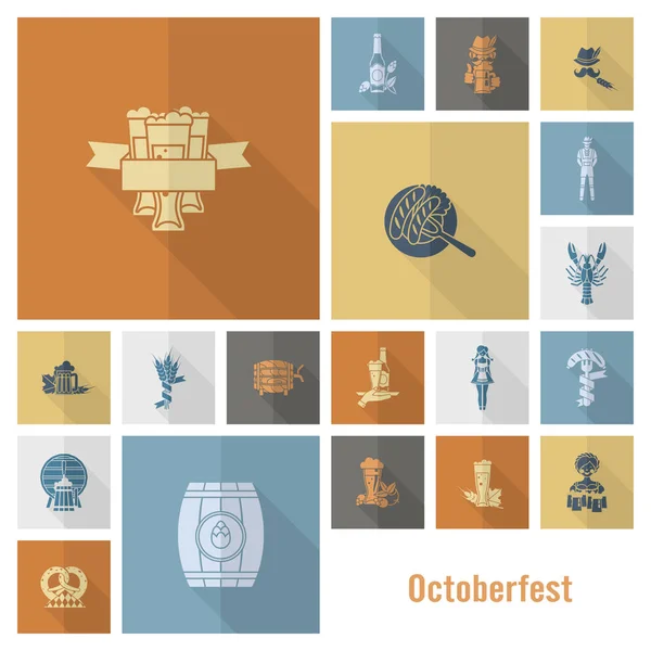 Festival de cerveza oktoberfest — Vector de stock