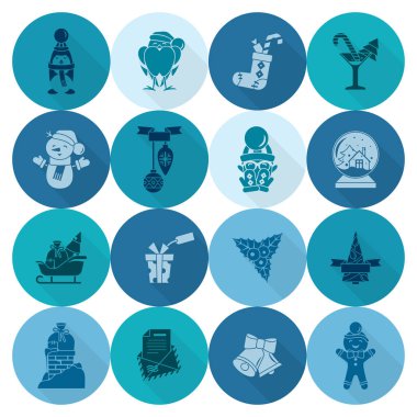 Noel ve Kış simgeleri koleksiyonu