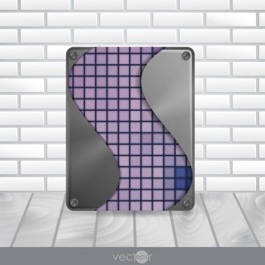 vida plakalı metal doku