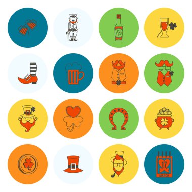 Saint Patricks Day Icon Set