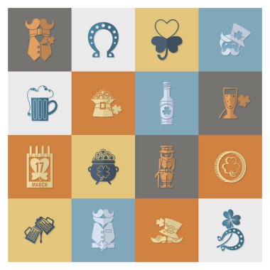 Saint Patricks Day Icon Set