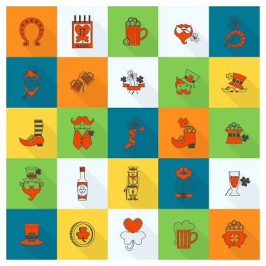 Saint Patricks Day Icon Set