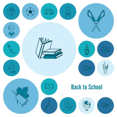 okul ve eğitim simgeleri