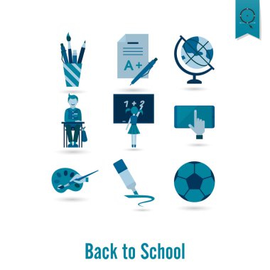 okul ve eğitim simgeleri