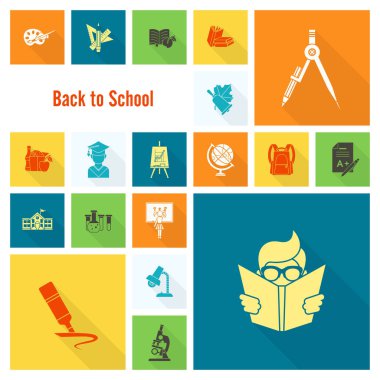 okul ve eğitim simgeleri