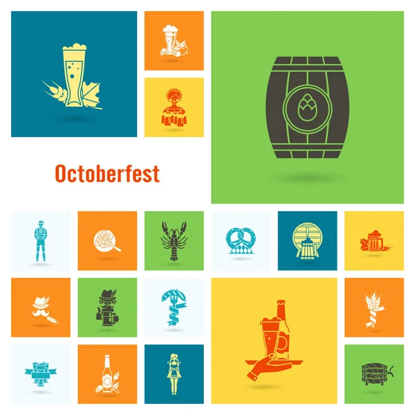 Festival de cerveja oktoberfest — Vetor de Stock