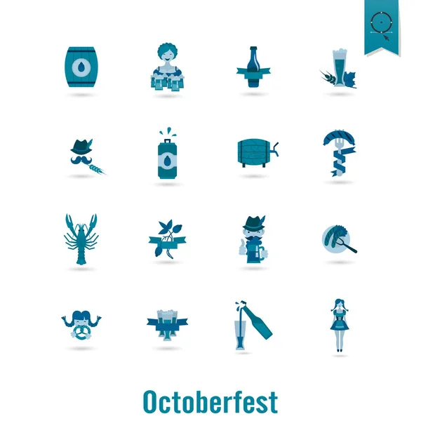 Festival de cerveja oktoberfest —  Vetores de Stock