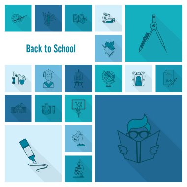 okul ve eğitim simgeleri