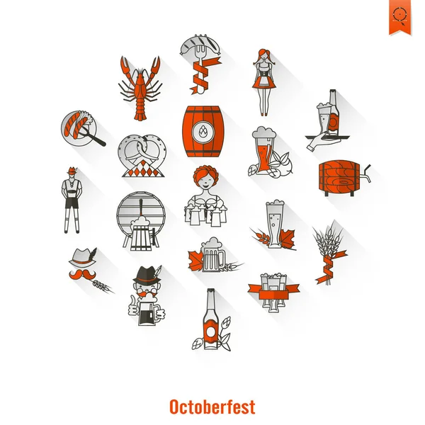 Festival de bière oktoberfest — Image vectorielle