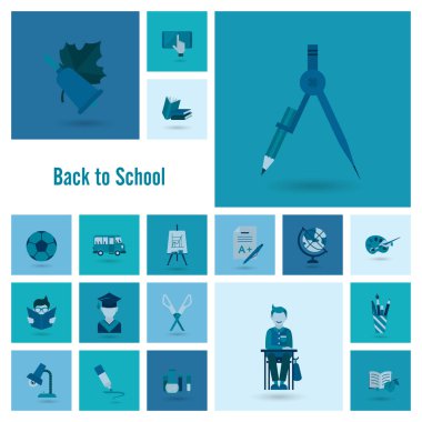 okul ve eğitim simgeleri