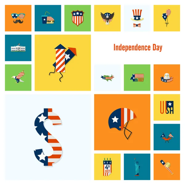 Independence Day of the United States — Stock Vector