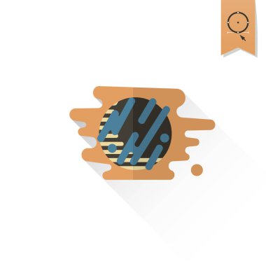 Krema dolgulu çikolatalı kurabiye.