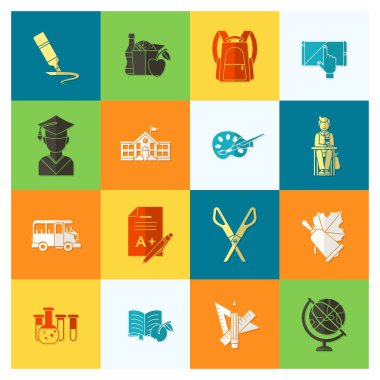 okul ve eğitim simgeleri