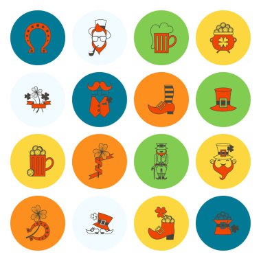Saint Patricks Day Icon Set